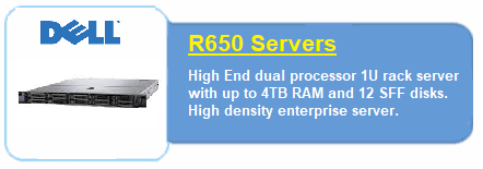 Dell R650 Servers